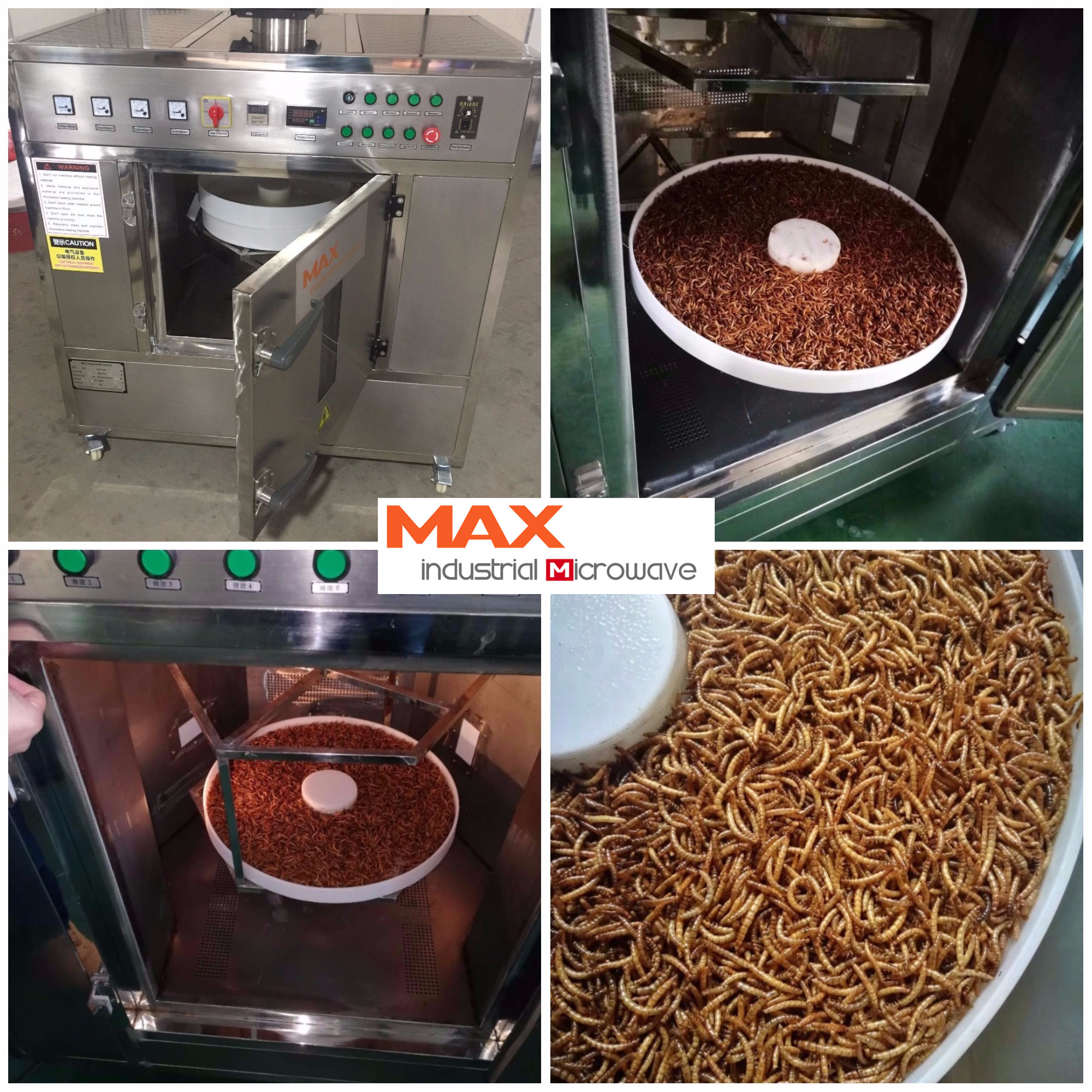 Mealworm Drying Machine
